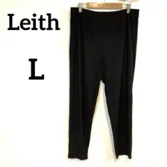 Leith【L】ブラック イージーパンツ 黒