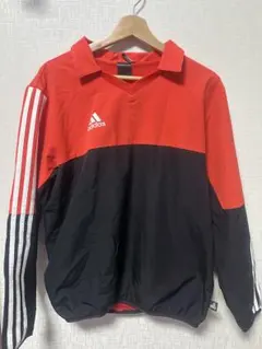 adidas ピステ・ウィンドブレーカー 赤黒
