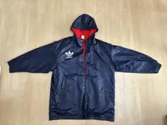 adidas アディダス　ベンチコート　Lサイズ　紺色