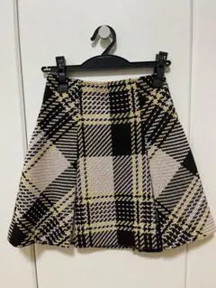SNIDEL スナイデル ロービングチェックミニスカート
