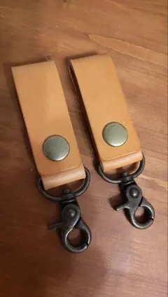 ベルトループキーホルダー2個セット 栃木サドルレザー⭐️17