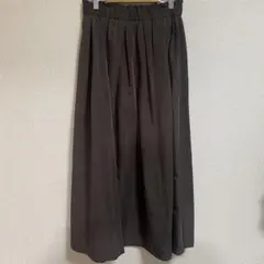 【初春セール中！】 GU ブラウン フレアスカート Lサイズ