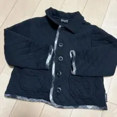 COMME CA ISM キッズジャケット 110A 黒 キルティング