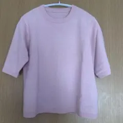 カシミヤ100% 半袖ニット