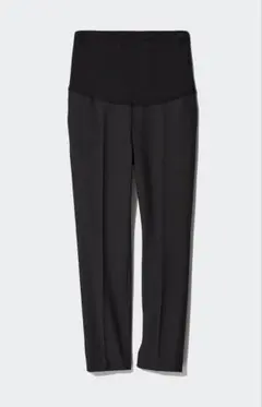 ユニクロ スマートアンクルマタニティパンツ XL ブラック