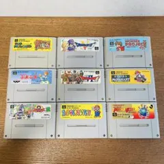 スーパーファミコンソフト　9本セット