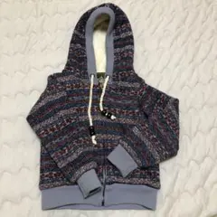 ボアフード付きパーカー110