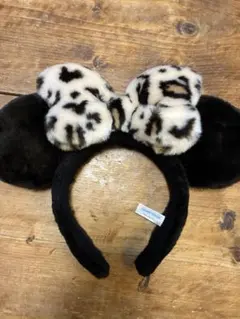 ディズニー ミニーカチューシャ ヒョウ柄