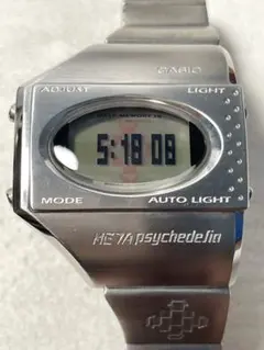 CASIO  psychedeliaサイケデリアME-100 腕時計 CASIO META Psychedelia ME-100 Men's digital watch , made in