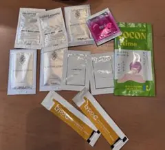 スキンケアサンプルセットとサプリメント