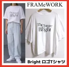 FRAMeWORK✨The future is Bright Tシャツ　ホワイトのサムネイル