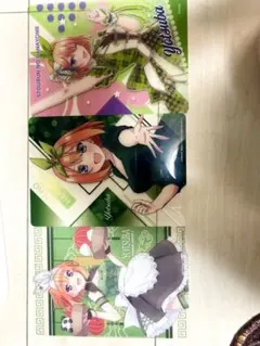 五等分の花嫁の四葉のクリアカード3枚