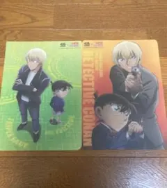 名探偵コナン　くら寿司　下敷き　２枚セット