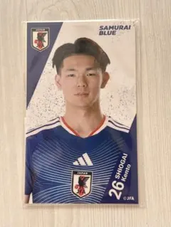 モバガチャ サッカー日本代表 カプセル2026 第2弾 ステッカー 中村敬斗