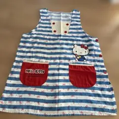 お値下げハローキティ ストライプエプロン
