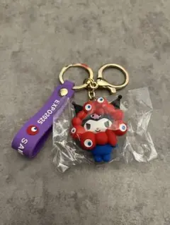 新品 会場内限定 大阪万博 サンリオ 立体キーホルダー ミャクミャク クロミ