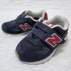 ニューバランス 313 キッズ スニーカー 14cm ネイビー ピンク