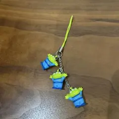 美品　USJ 限定　トイ・ストーリー エイリアン ストラップ