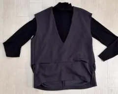 AMERICAN HOLIC ハイネックカットソー＆ベストの2点セット　重ね着
