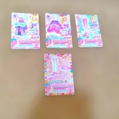 アイカツカード ベビーピンクフリルシューズ 星 ピンクスワンコーデ いちご