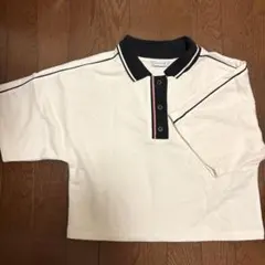 JEANASIS バイカラーラインショートポロシャツのサムネイル