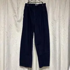 新品タグ付き　crewre ソフトカーヴィーデニムスラックス サイズ1 ネイビー