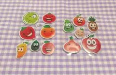 ②【50円】ぷっくり 野菜 果物 リアル シール おすそわけ 詰め合わせ