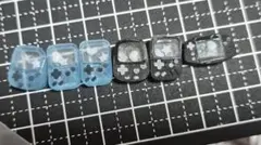 ゲーム機シャカシャカ風ネイルパーツ6個
