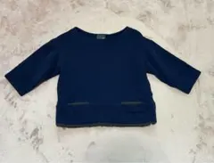 【極美品/希少】FENDI 異素材切り替え ボートネック ニットのサムネイル