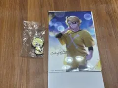 カラフルピーチクリアポスター キーホルダー たっつん