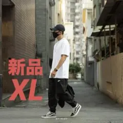 ナイキ NIKE ジョガーパンツ XL 黒 ウーブン トラックパンツ テーパード