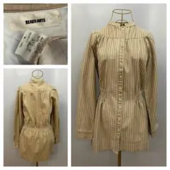 BEAUX-ARTS デニム生地 ウエストシャーリング シャツトップス