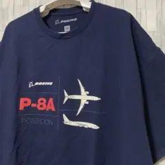 放出品　米海軍　ボーイングP-8A POSEIDONビッグTシャツ　航空機のサムネイル