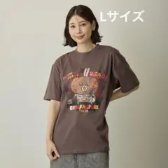 ちいかわパーク　限定ハロウィン　かぼちゃなうさぎ　Lサイズ　チャコールカラー