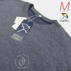 新品 アーノルドパーマー ワンポイント トレーナー ネイビー 裏起毛 Mサイズ