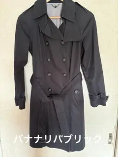 バナナリパブリック　ブラック トレンチコート
