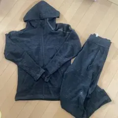adidas フード付きジャケットとパンツセット M ダークグレー