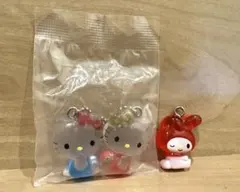 サンリオ　なかよしドロップチャーム ハローキティ&ハローミミィ　マイメロディ
