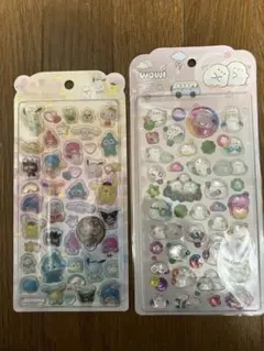 【正規品】 サンリオ うるちゅるポップシール サンリオキャラクターズ2枚セット