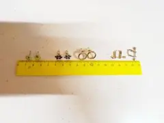 新品未使用　ピアス　④点セット