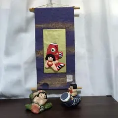 五月人形　金太郎　張り子　３組