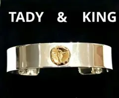 TADY&KING ウルフメタル平打ちバングル K18 SV925 美品 - メルカリ