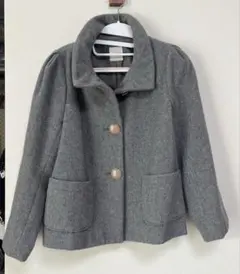 mink chair ミンクチェア　ショートコート　グレー　サイズ02