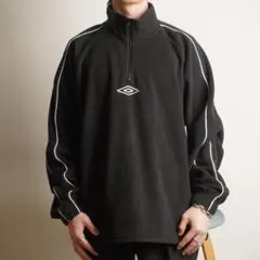 UMBRO×Luis 24SS】 UMBRO ドリルトップ ハーフジップ - メルカリ