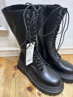 WEGO ブラック ミリタリーブーツ Mサイズのサムネイル