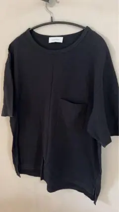 ADAM ET ROPE 黒 Tシャツ ポケット付き
