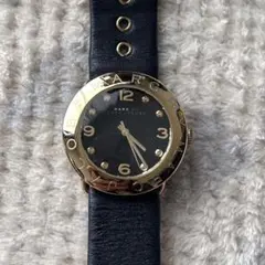 MARC BY MARC JACOBS アナログ腕時計 ブラック ゴールド