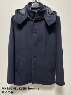 MK MICHEL KLEIN homme ピーコート アウター　46 ネイビー