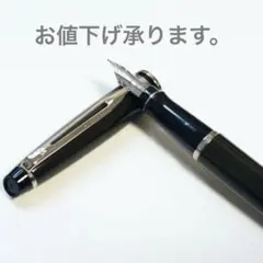 お値下げ⭕️ ウォーターマン 万年筆 M インク無 ブラックのサムネイル