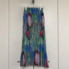 ISSEY MIYAKE WHITE LABEL マルチカラー プリーツスカートのサムネイル